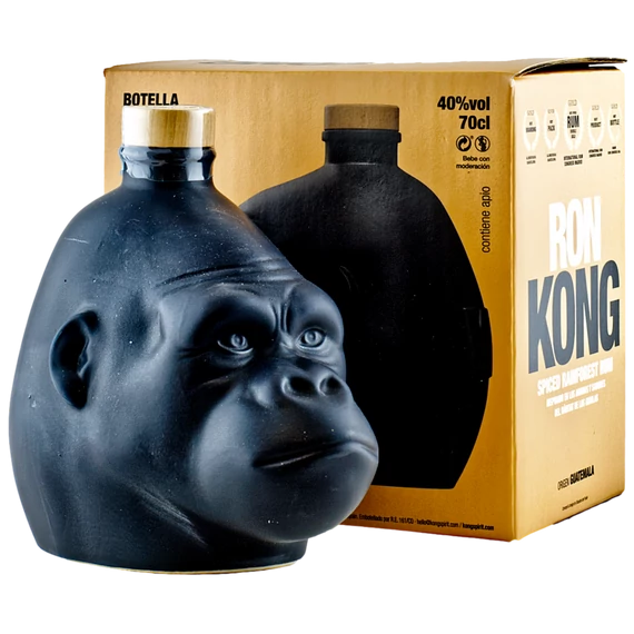 Kong 12 Anjos Rainforest Rum Black Edition [0,7L | 40%]